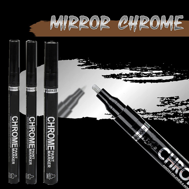 Mirror Chrome Markers, Haile Mirror Markers, Liquid Chrome Marker